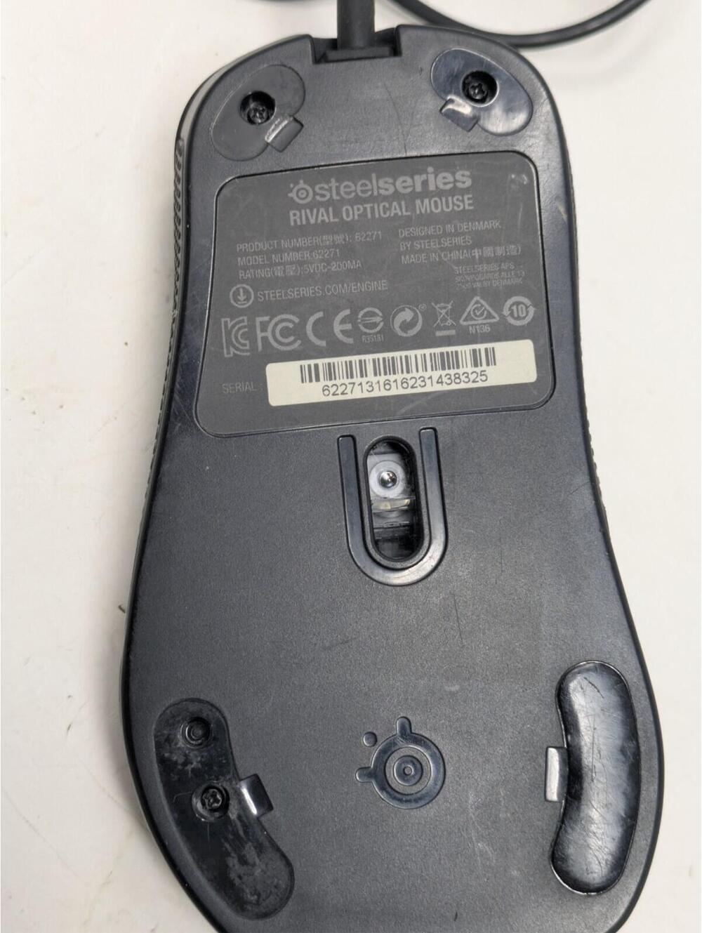 SteelSeries Rival Optical Mouse 62271 Tested - Picture 7 of 8